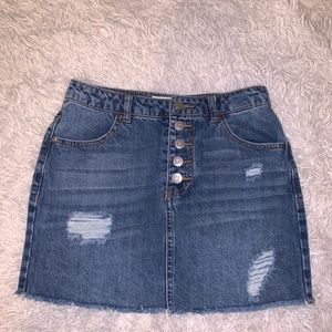 Blue Jean Skirt